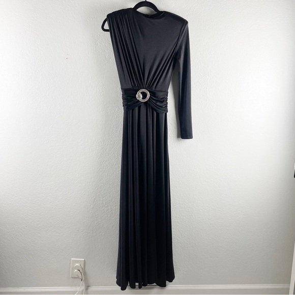 Bronx and Banco Starlight Cut Out Maxi Dress Black Size XS Formal Evening - Picture 2 of 10